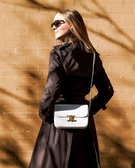 celine classic bag ootd|Celine triomphe bags.